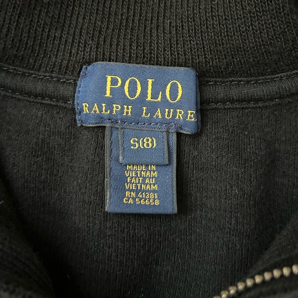 Polo by Ralph Lauren Black Sweater with Red Logo - Picture 3 of 4